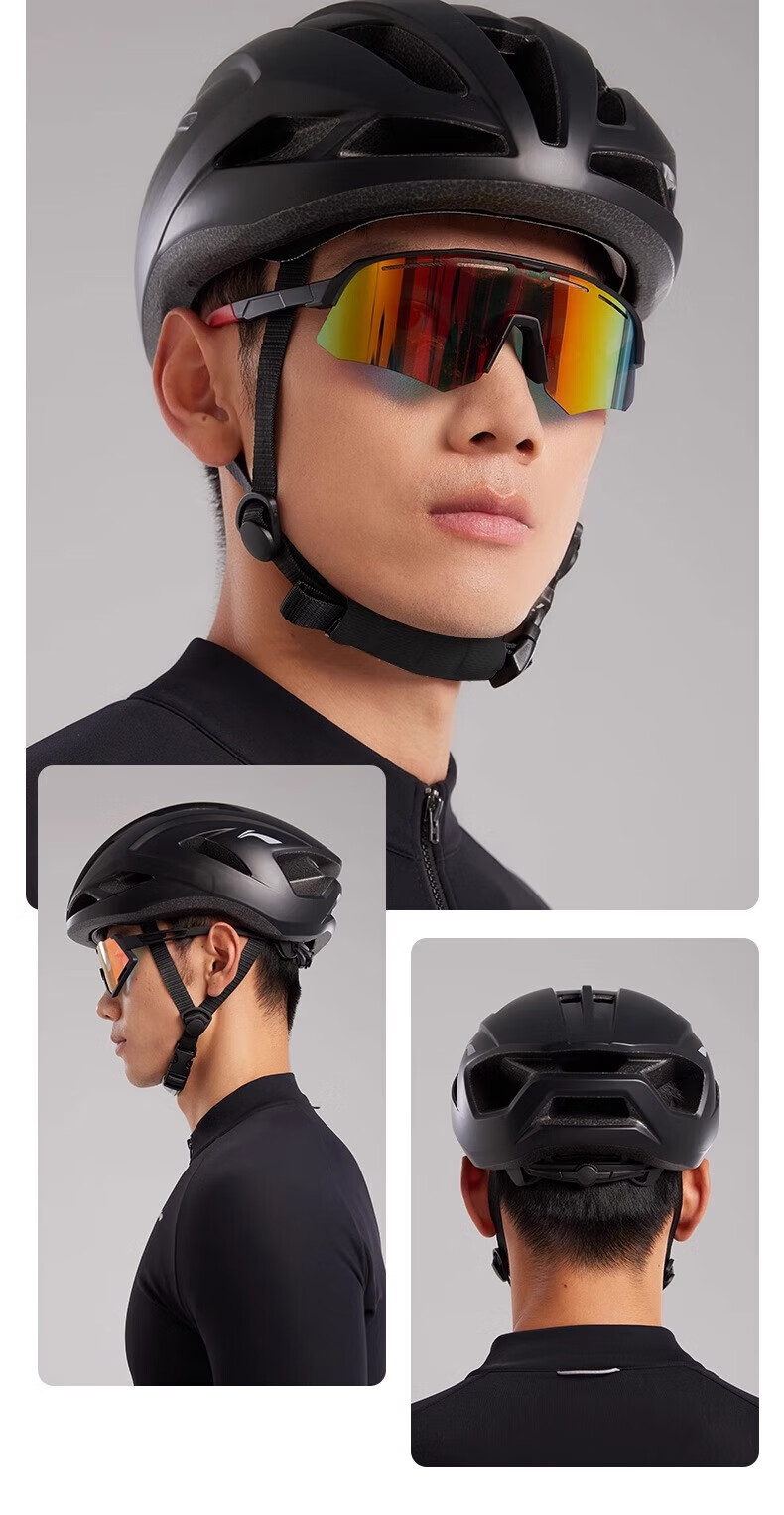 LI-NING Cycling Helmet Bicycle Helmet Safety Helmet Anti-Collision Aerodynamic Road Mountain Bike Helmet for Men and Women 11