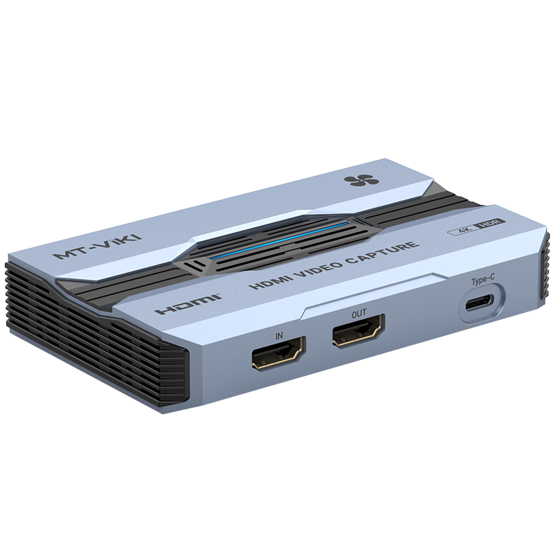 MT-Viki HDMI Video Capture Card 4K60Hz High Definition for Gaming Switch/PS/Smartphones/Virtual Meetings, Laptop Live Streaming Dedicated Game Recording MT-UHV30