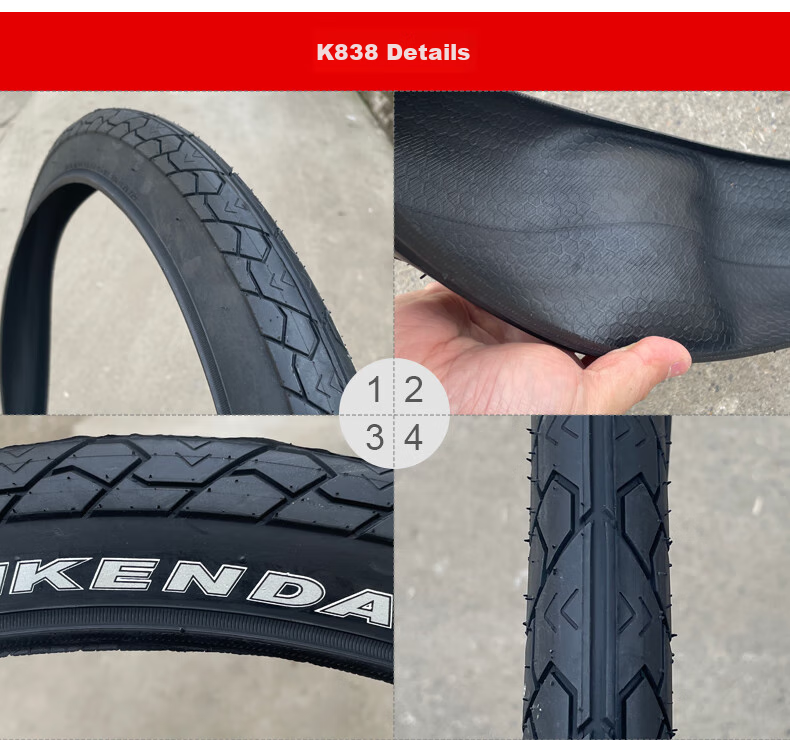 KENDA K1153 Mountain Bike Outer Tire, 26*1.95, Bicycle Off-Road Tire, Wear-Resistant, Non-Slip, Large Tread Pattern, Riding Tire, Pressure-Resistant, Wear-Resistant, Anti-Slip, Large Particle, Black 12
