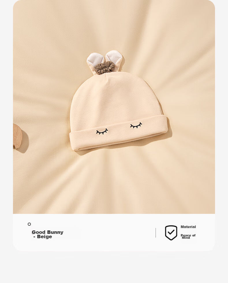 Beitaisi Baby Hat, Autumn And Winter Newborn Infant Cotton-Padded Cap for Boys And Girls, Unisex Boneless Cap for Newborns 0-3 Months, Protecting Fontanelle 27