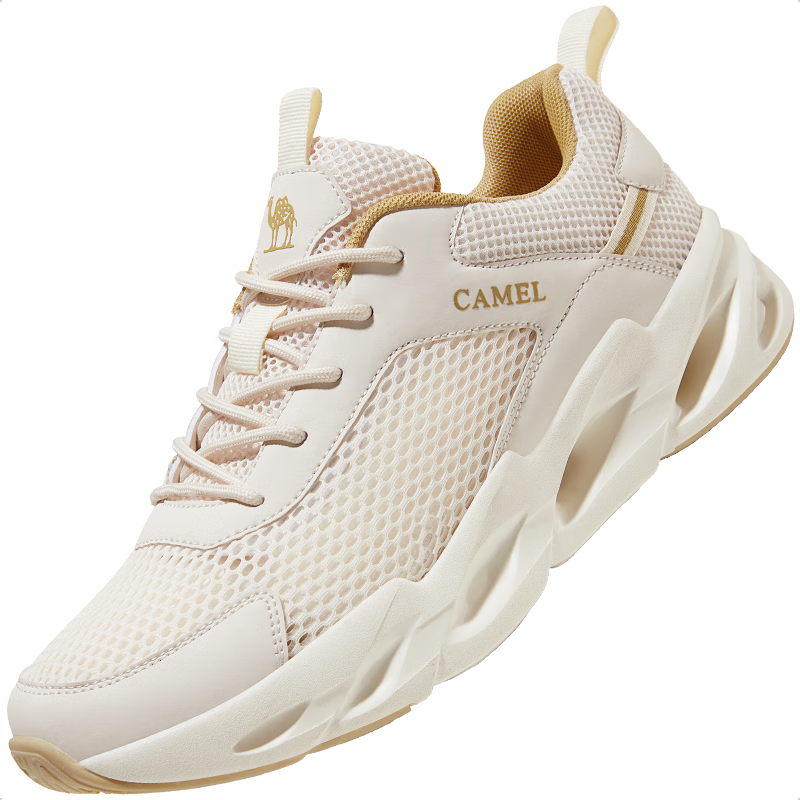CAMEL Outdoor Breathable Casual Shoes for Men And Women, Non-Slip Sports Running Shoes, Hollow Breathable Shoes F13M303020
