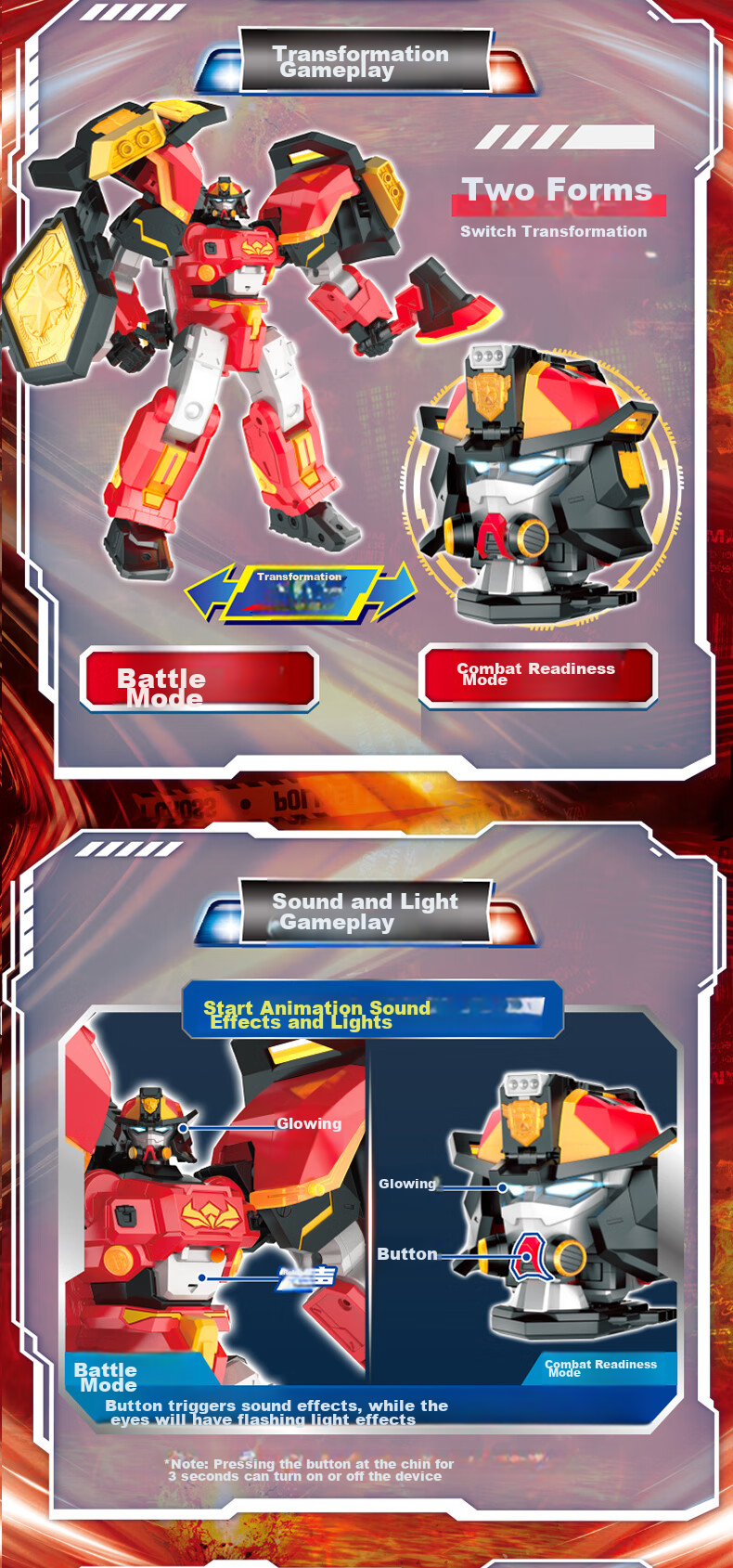 MinitegongduiX Storm Special Police Seven Super Battle Force Transforming Mecha Dual-Form Fule Zhanqi Toy, Gift for Young Boys 15