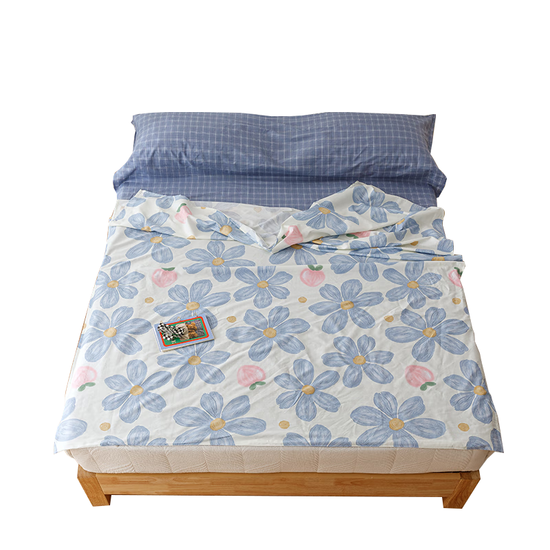 SOMERELLE Travel Hotel Hygienic Sleeping Bag, Pure Cotton, Antibacterial Bed Sheet And Duvet Cover Integrated Portable, 160*215cm