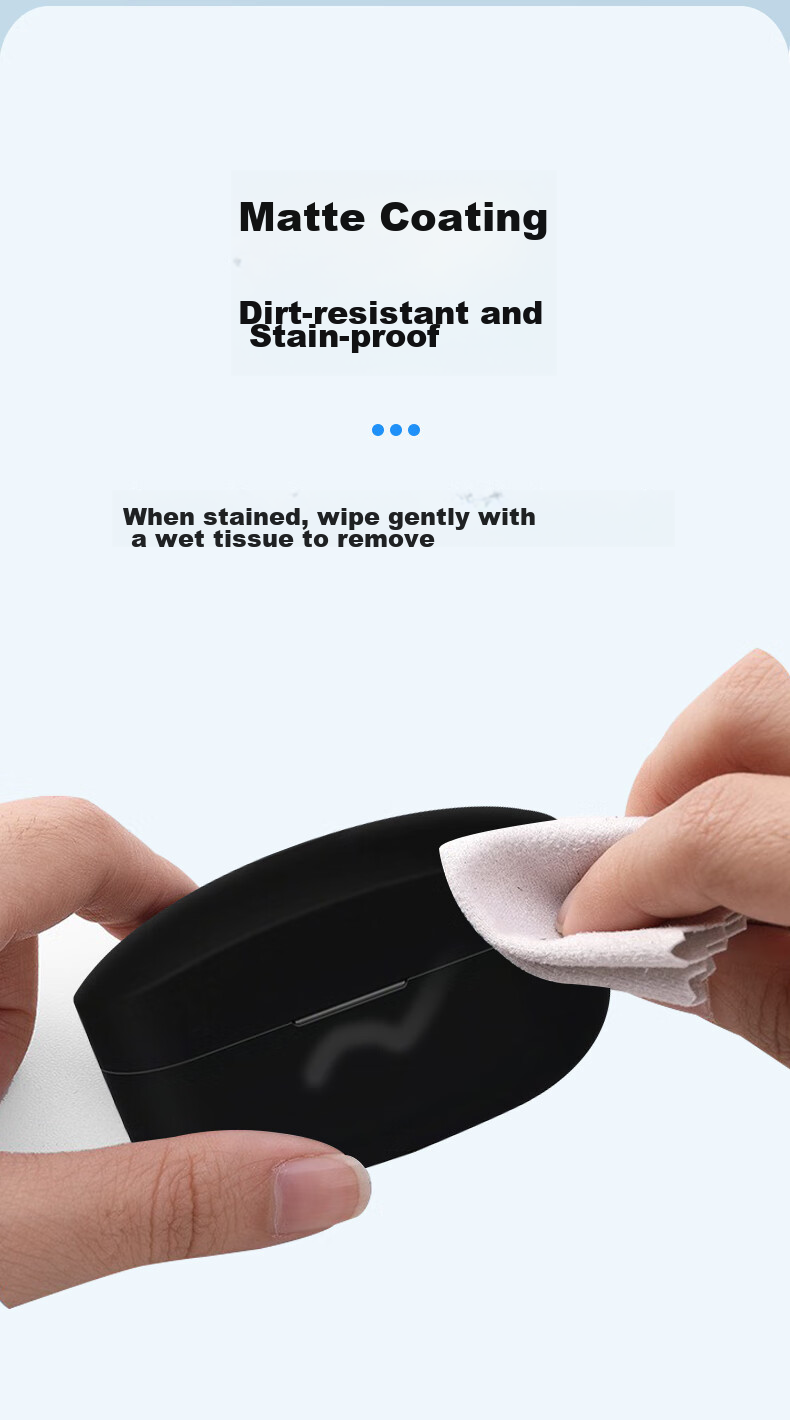 Masentek Earphone Protective Case for Sony WF-C710N Bluetooth Earbuds TPU Soft Silicone Storage Cover Shockproof Transparent 6