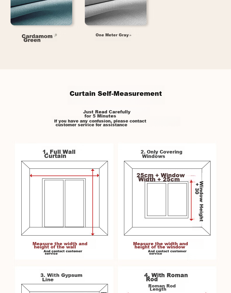 Mihua Curtains, Blackout Sun Protection Finished Fabric Curtains, Twilight Milk Tea Color, 3.0 Meters Wide * 2.7 Meters High, Single Panel 19