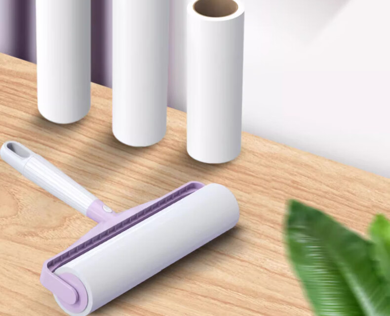 CHUSHE Extended Lint Roller, 24cm, 7 Rolls of Paper, 420 Sheets, Dual-Use for Long And Short Hair, Pet Cat Dog Fur Remover for Bedding And Carpets 2
