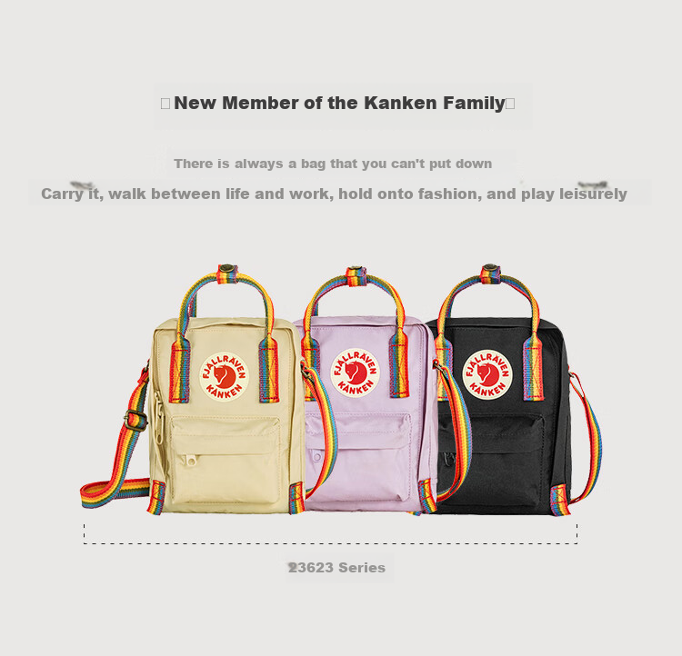 FJALLRAVEN Crossbody Bag, Streetwear Shoulder Bag for Men And Women, School Bag 23797-021, Misty Gray, 2.5L 2
