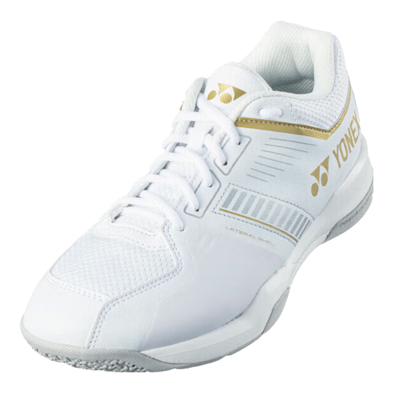 YONEX Badminton Shoes for Men And Women, Non-Slip, Wear-Resistant, Breathable Training Shoes SHBSF1WEX White Gold 39