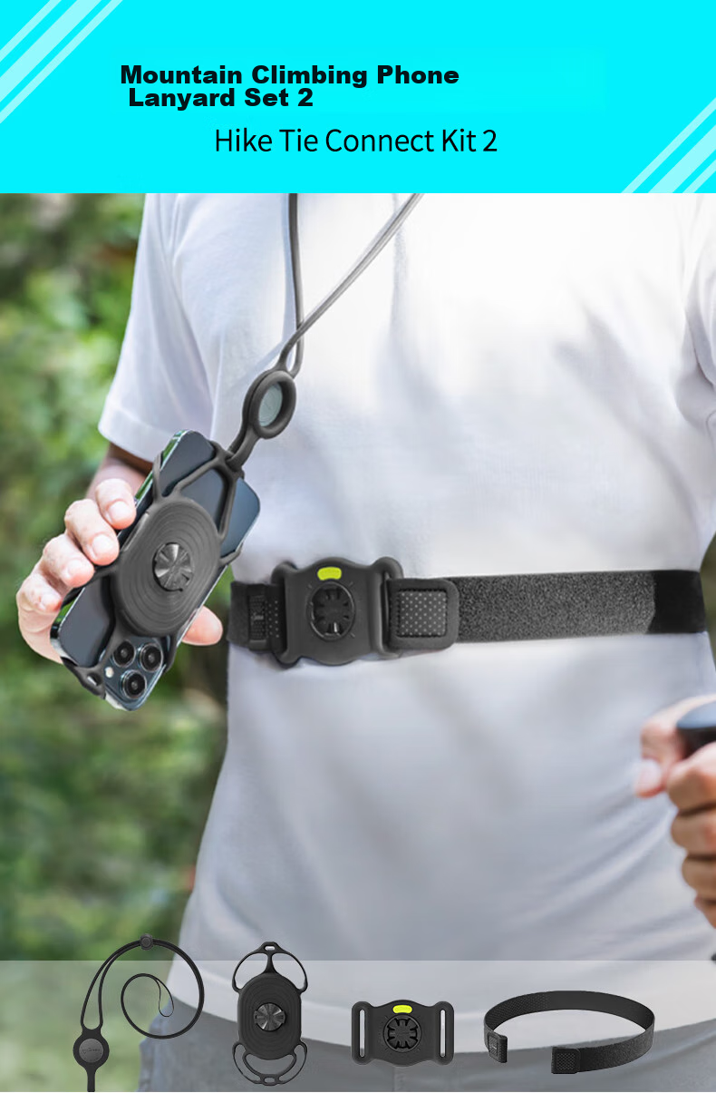 Bone Road Bike Phone Mount, Silicone Shock-Absorbing Quick-Release Cycling Phone Holder, Compatible with Garmin Bike Computer 15