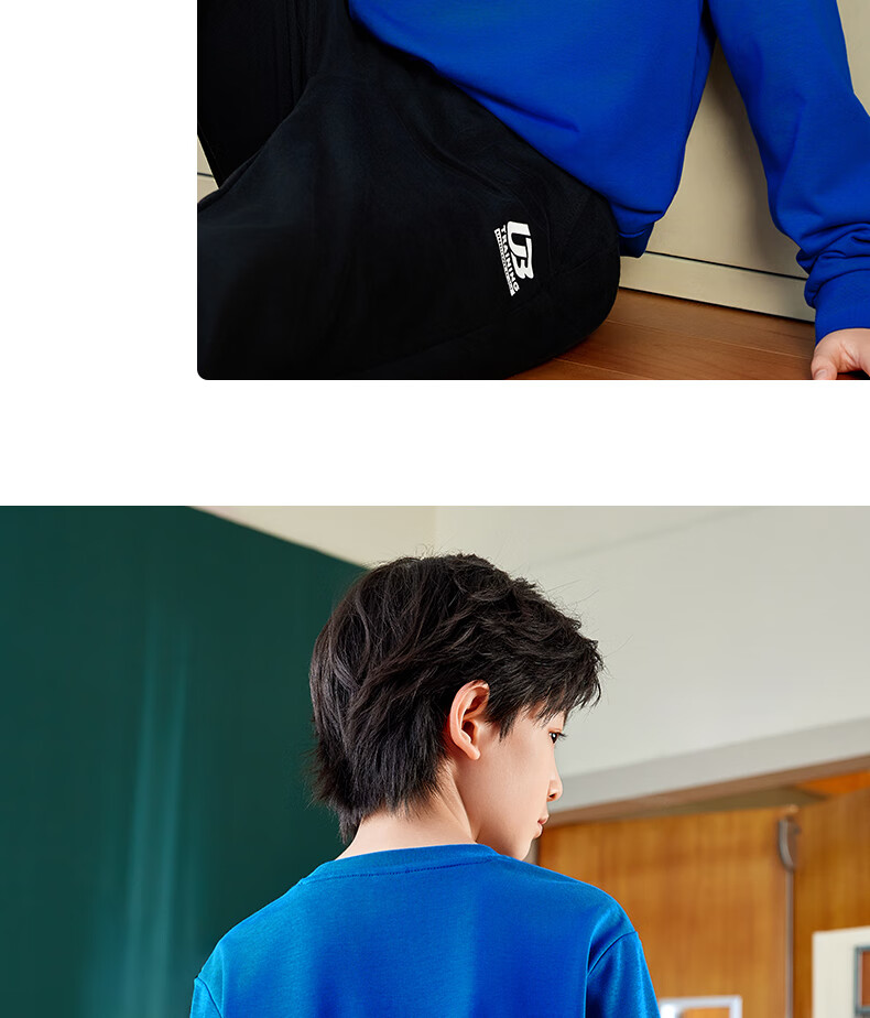 361° Children's Sweatshirt, Spring And Autumn, Boys And Girls 3-14 Years Old, Versatile School Sports Pullover Hoodie, Black, Size 170 7
