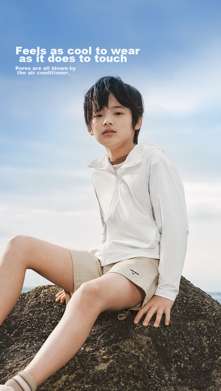 BALABALA Children's Outerwear, Boys' Summer Clothing, Girls' UV Protection Jacket, 202224105201 9