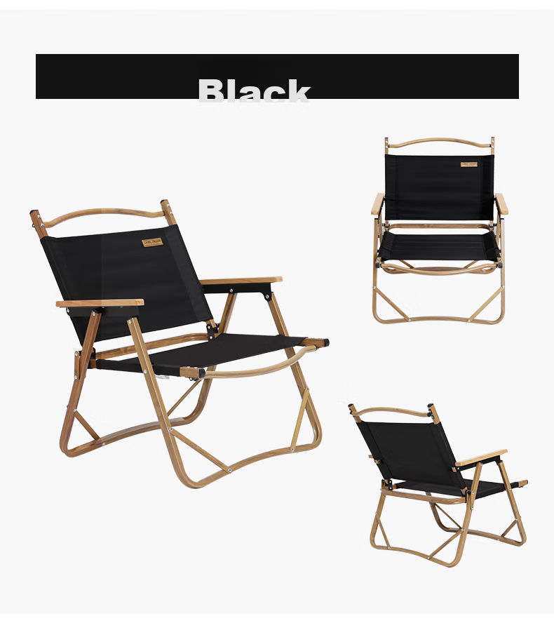 CAMEL Outdoor Folding Chair, Picnic Camping Stool, Fishing Beach Chair, Portable Backrest Lounge Chair for Vendors, GT101 Khaki 4