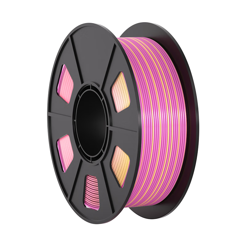 CMYKSUPPLIES 3D Printing Filament PLA Silk Gradient Rainbow Color Suitable for Tuozhu Chuangxiang 3D Aileku Zongwei Jiguang Erwa Printer Filament National Style Rainbow Color 1kg