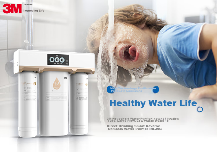 3M Under-Sink Water Purifier Fresh Water 400GR8-39G (C) Original Compressed Activated Carbon Rod Composite Filter Cartridge C1-R8 1