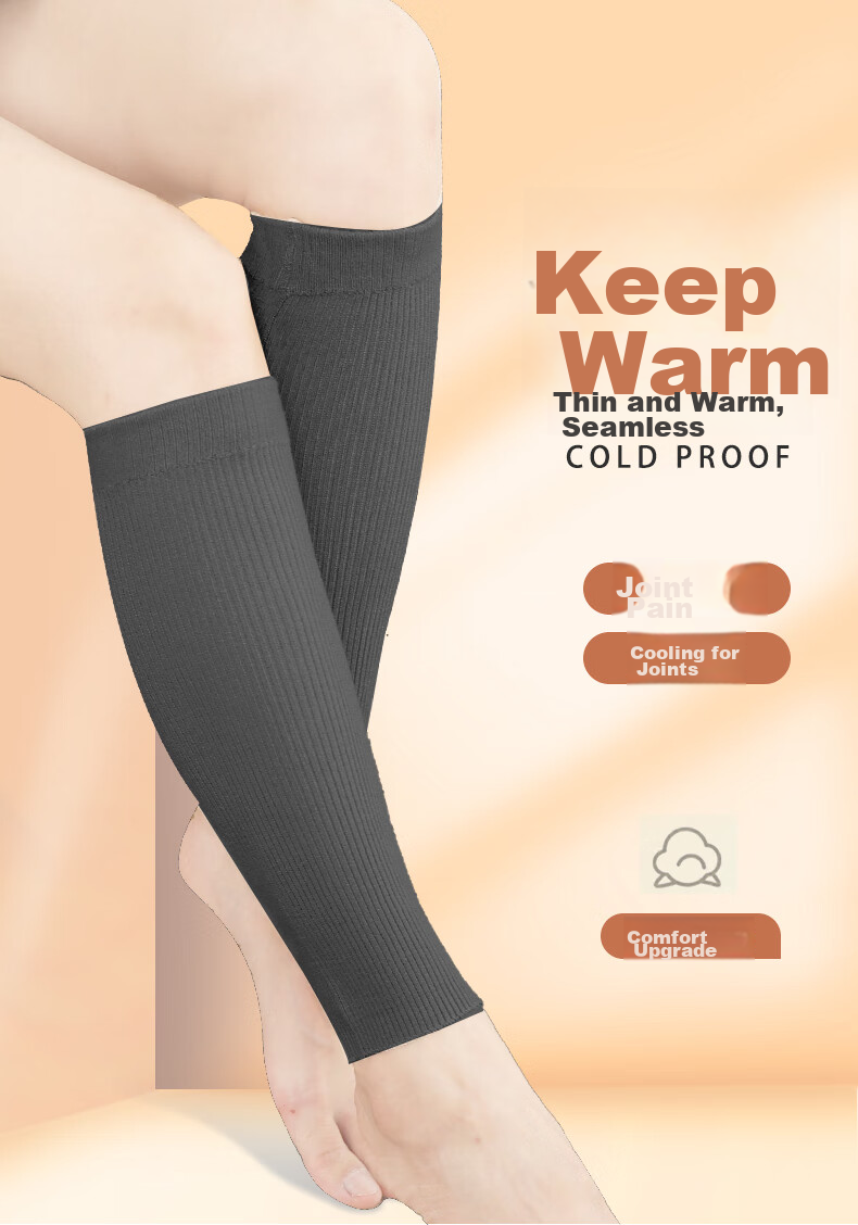 NAILEKESI N Leg Warmer, Calf Protector, Foot And Ankle Warming Sleeve, Leg Guard, Sock Cover for Cold Legs, Miracle Solution for Cold Feet 1