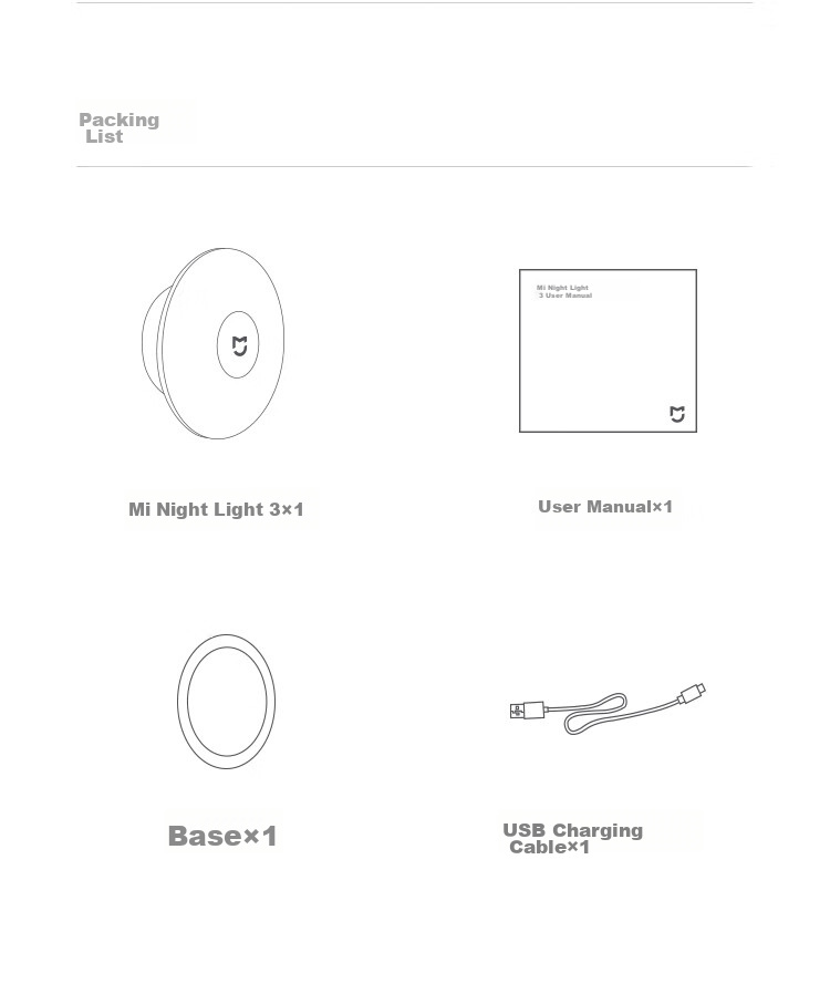 Mijia Xiaomi Mijia Night Light, for Stairs, Bathroom, Bedroom, Sleeping, And Baby Feeding 12