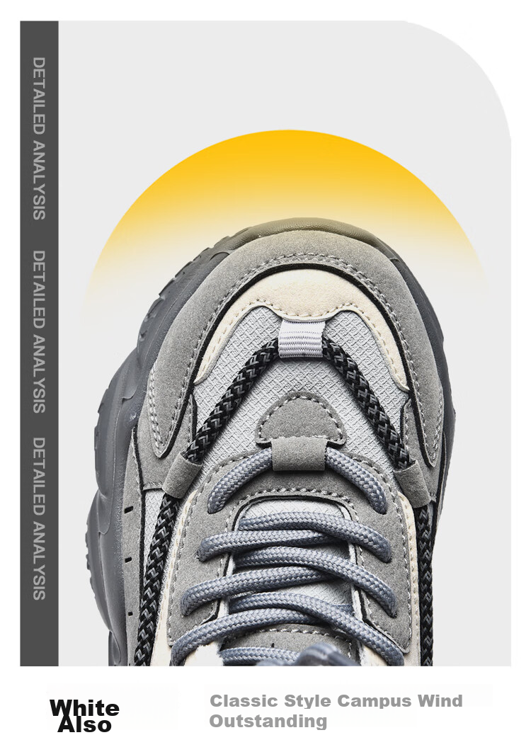SNOOPY Boys' Soft-Soled Sneakers, Children's Casual Running Shoes, Lightweight Comfortable Dad Shoes, 0046 Gray, Size 26 15