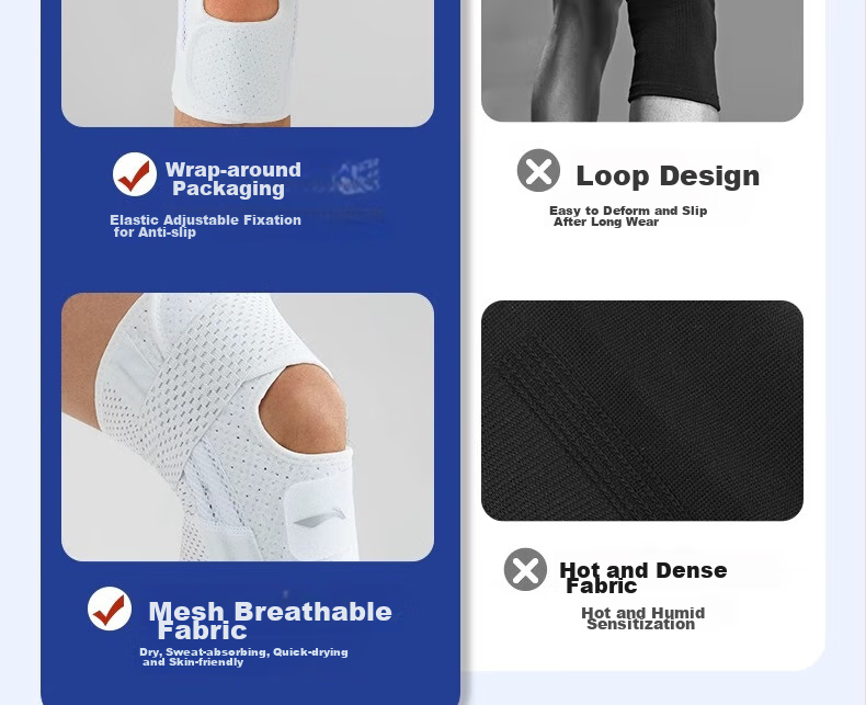 Li-Ning Knee Brace for Women, Sports Meniscus Arthritis Injury Fluid Retention, Specialized for Running, Hiking, Badminton, Patella Protectio 10