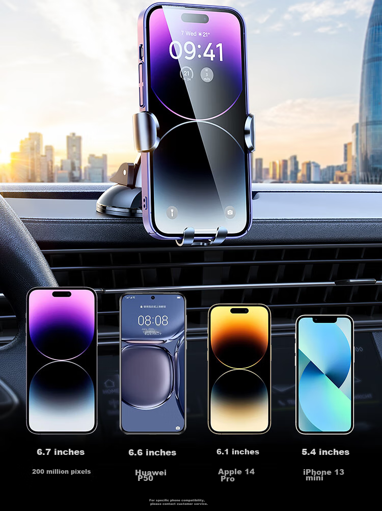 Baseus Car Phone Holder, Suction Cup Navigation Mount for Car Dashboard, Front Windshield And Center Console Holder 14