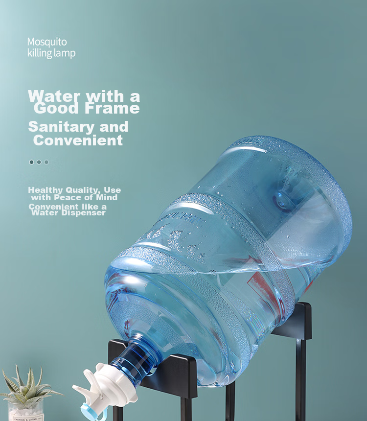 Jidukongjian Water Dispenser Stand, Large Water Bottle Holder for Bottled Water And Mineral Water, with Spout And Base for Countertop Water Dispenser 1