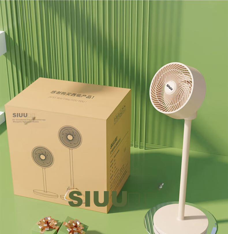 Xiyou Air Circulation Fan High Airflow Oscillating Remote Control Electric Fan Home Desktop Powerful Floor Standing Ventilation Fan Ultra Quiet Bedroom Dormitory Energy-Saving Cooling Small Fan 24
