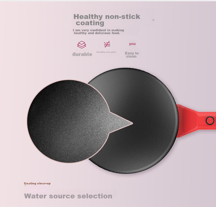 Liven Pancake Maker, Spring Pancake Machine, Breakfast Maker, Home Electric Griddle, Thin Pancake Maker, Sandwich Maker, Spring Pancake And Spring Roll Wrapper Maker, Layer Cake Maker BC-811A 6