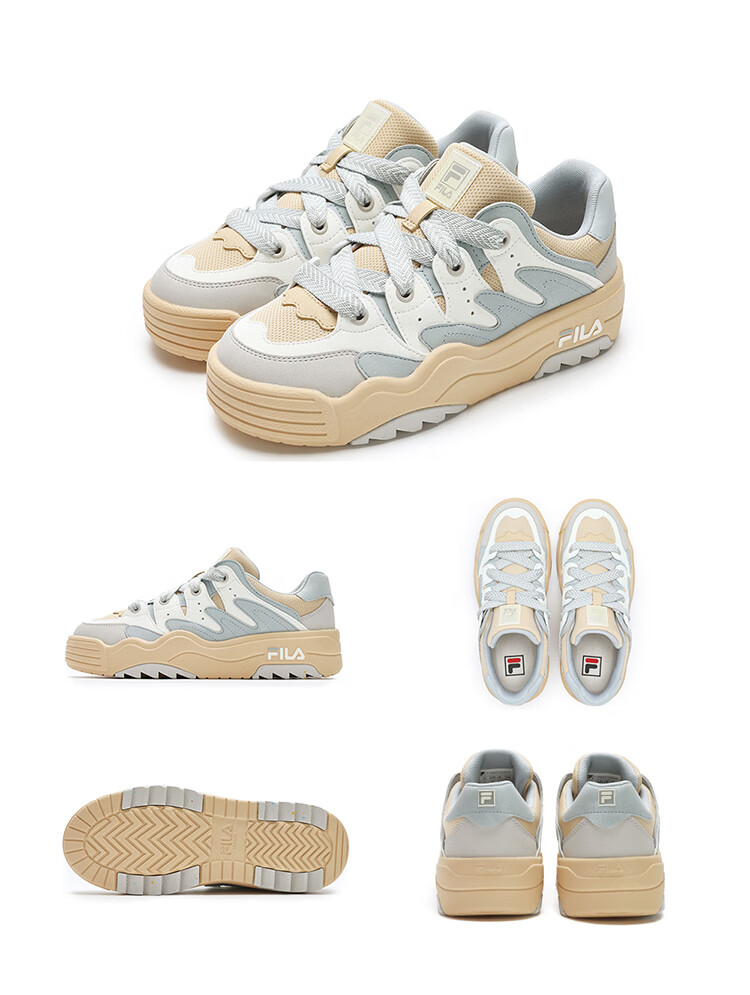 FILA Official Women's Shoes, ROSETTA Modern Sneakers, Colorful Shoes, Platform Shoes, Fashionable Casual Shoes 32