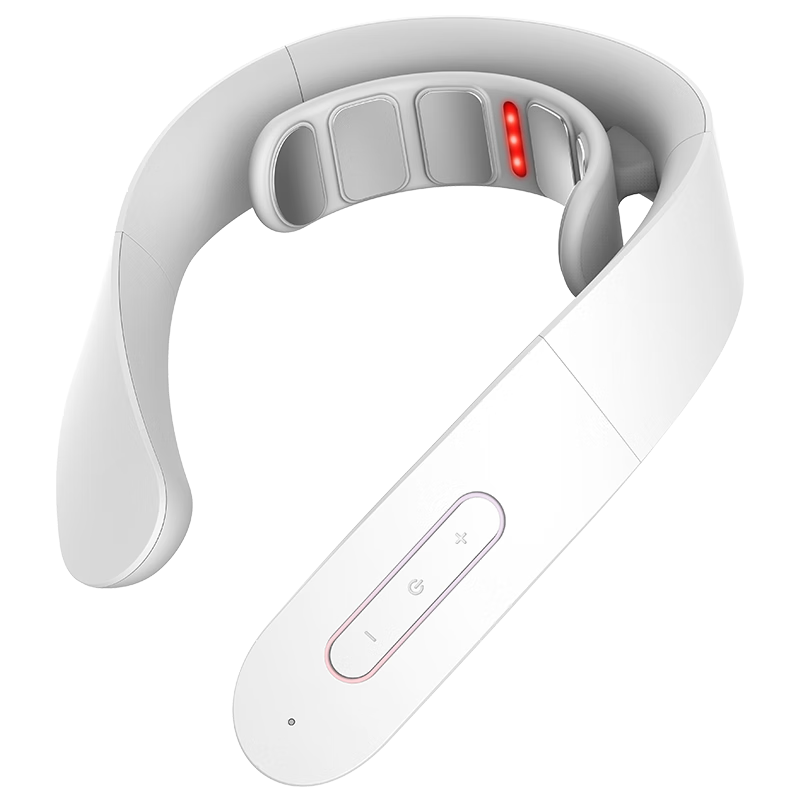 JD Original [Mid-Autumn Festival Gift] Neck Massager K7, Pulse Red Light Heat Therapy for Shoulders And Neck, Pocket-Size Neck Massager, Cervical Spine Massager, Neck Protector, Birthday Gift
