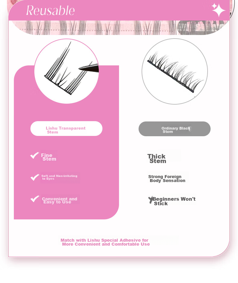 Lishu Gift, False Eyelash Tweezers, 1 Piece 5