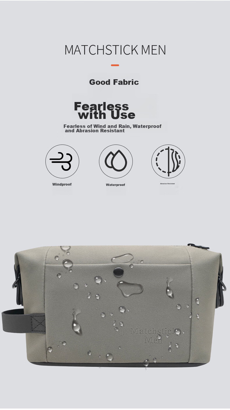 Matchstick Men FC-8812 Mirrorless Camera Bag, Shoulder Photography Bag, Digital Portable Storage Bag, Gray 5