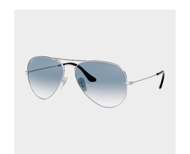 RayBan Men's And Women's Aviator Series Sunglasses, Retro Gradient Color, Fashionable High-End Look, 0RB3025, Gift 4