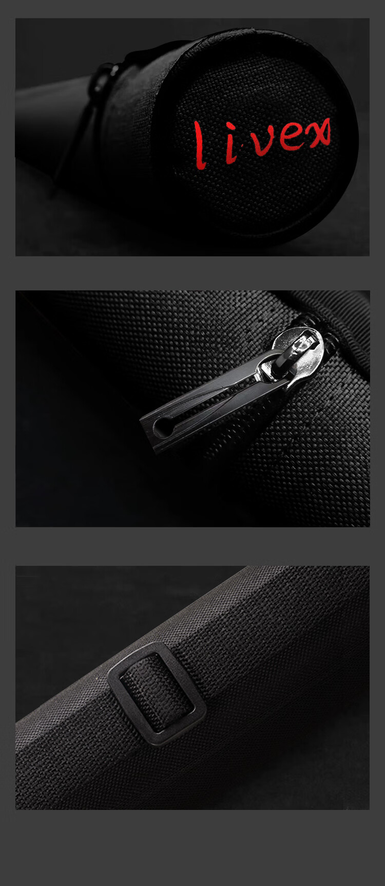 LIVEX Pool Cue Tube, Billiard Cue Storage, Billiard Accessories, Black Eight Snooker Nine-Ball Cue Case Strap, GT02 7
