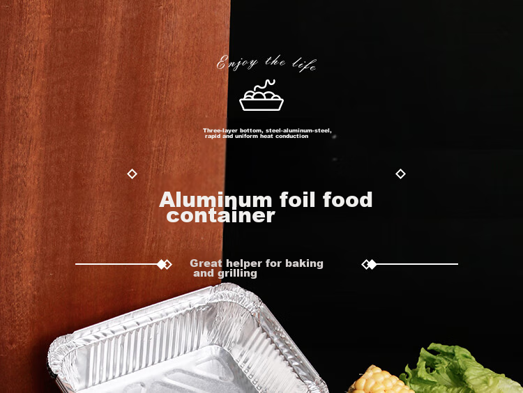 YOUAO Air Fryer Aluminum Foil Trays, 450ml*30 Pieces, Disposable Food Containers, Barbecue Oven Baking Pans 1