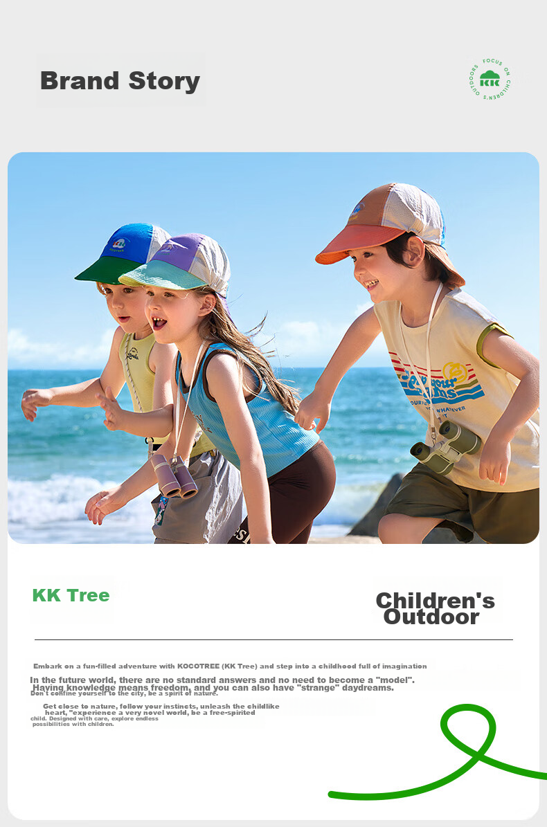Kocotree Children's Sun Protection Hat, Open-Top Fisherman Hat, Boys' Sun Hat, Baby Cap, Wide-Brimmed Shawl 24