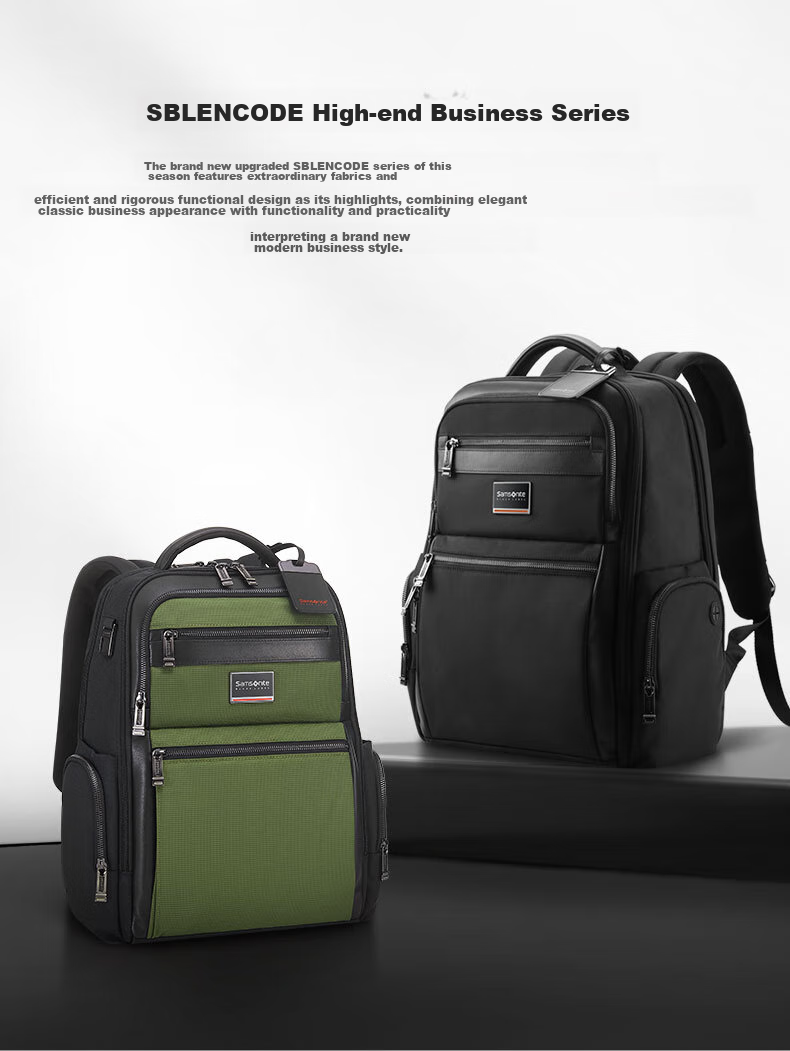 Xinxiuli Laptop Bag, Executive Briefcase, Men's Backpack, High-End Business Backpack for Men, Dark Gray HO0*38004 5