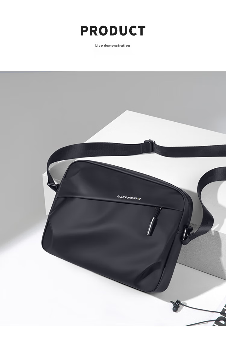 GOLF Shoulder Bag for Men, Casual Crossbody Bag, Phone And IPad Holder, Water-Resistant Commuter Bag, Lightweight Sports Messenger Bag 14