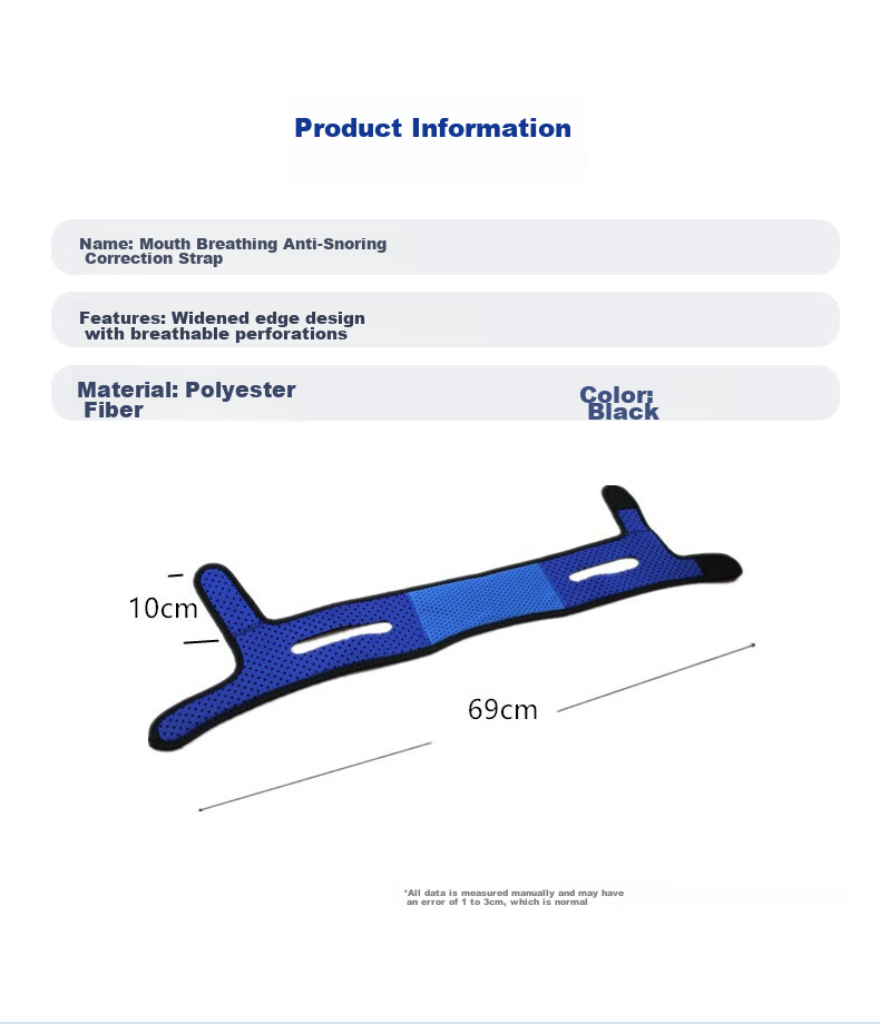 Chidong Mouth Breathing Correction Strap, Open-Mouth Sleeping Aid for Children And Adults, Snoring Prevention, Jaw Retraction Correction, Anti-Snoring Mouth Tape 10