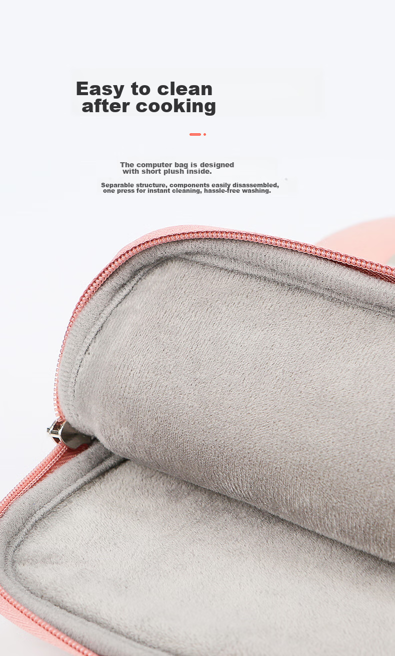 BRINCH Women's Handheld Laptop Bag for 12/13.3-Inch Devices, Compatible with Xiaomi And Huawei, Large Capacity Lightweight Laptop Case 4