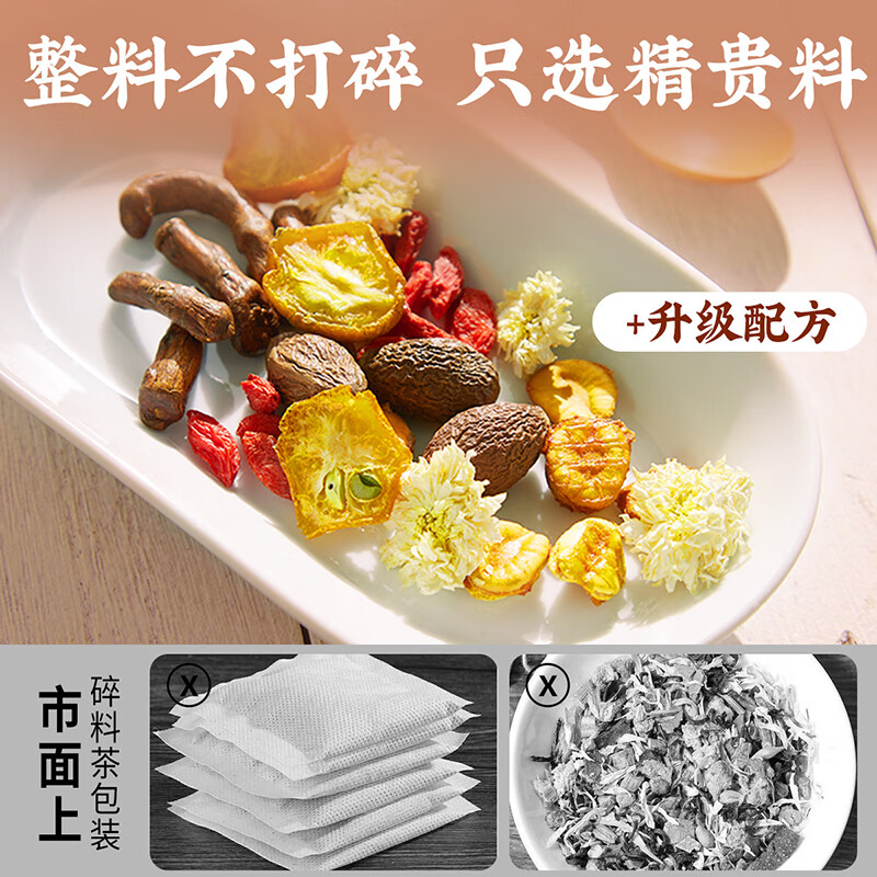 忆江南胖大海罗汉果茶菊花茶养生茶清蒲公英润花茶肺210g