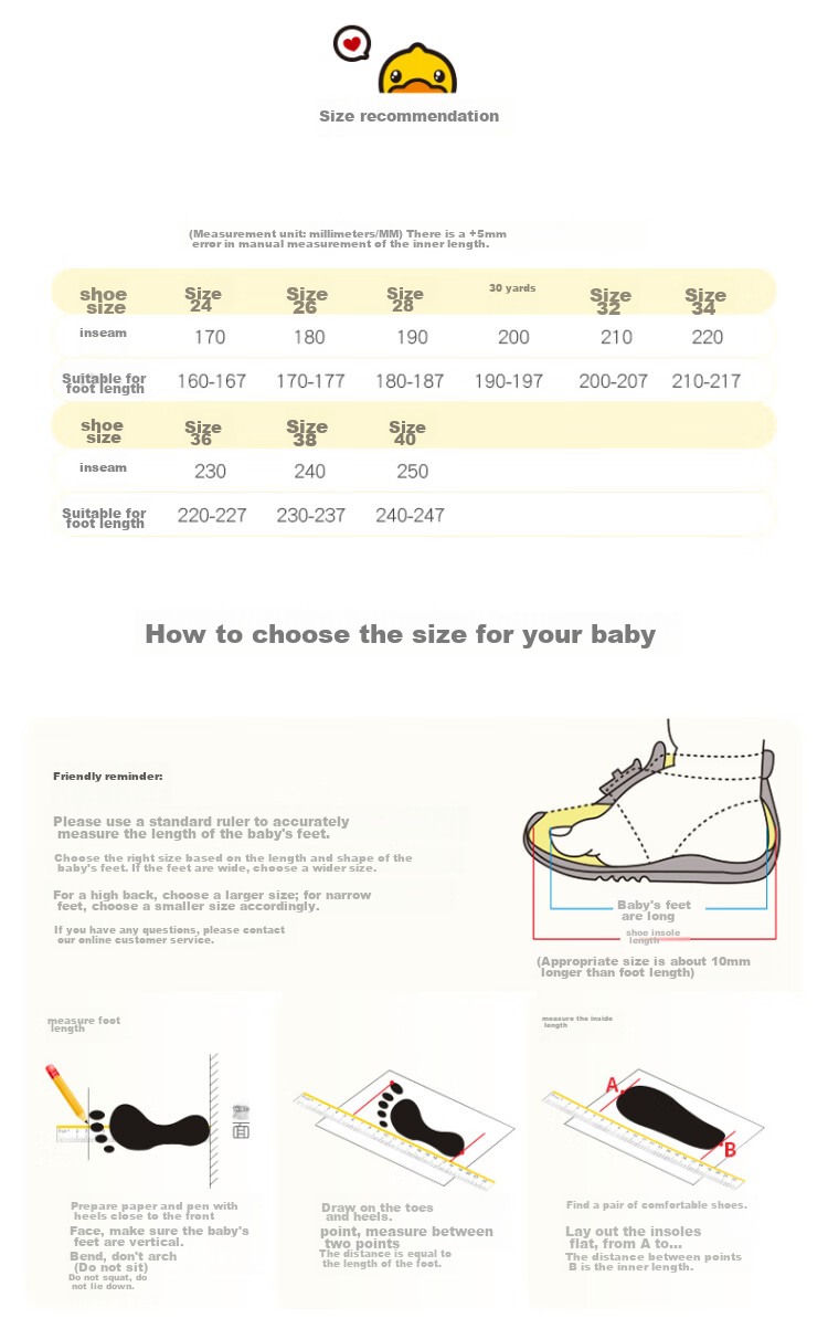 B.Duck Children's Slippers, Boys And Girls Sandals, Indoor Home Shoes for Older Kids, Trendy 5943 Moonlight Color, Size 40 4