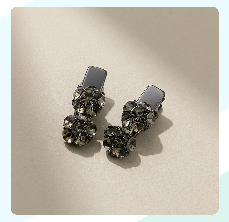 CHIMERA Light Luxury Rhinestone Bow Hair Clip, Internet Celebrity Bangs Clip, Side Hairpin, Hair Clip for Women, Mid-Autumn Festival Gift 26