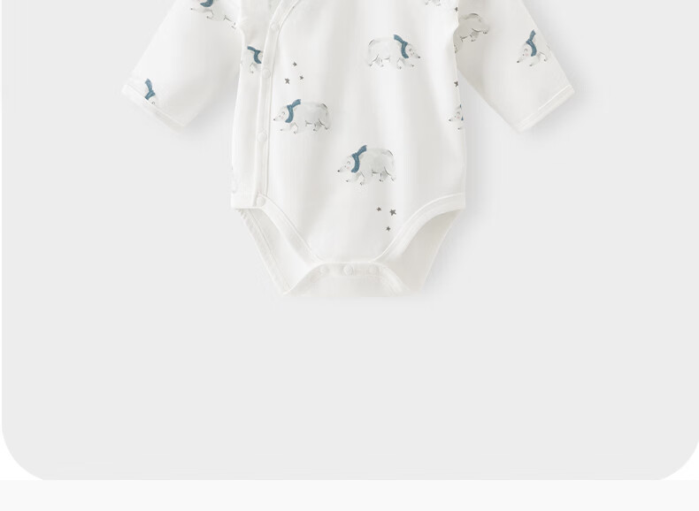 Guaiqixiong Baby Pure Cotton Onesie, Spring And Autumn Newborn Clothes, Triangle Bodysuit, Infant Romper, Autumn Style Sleepwear 12