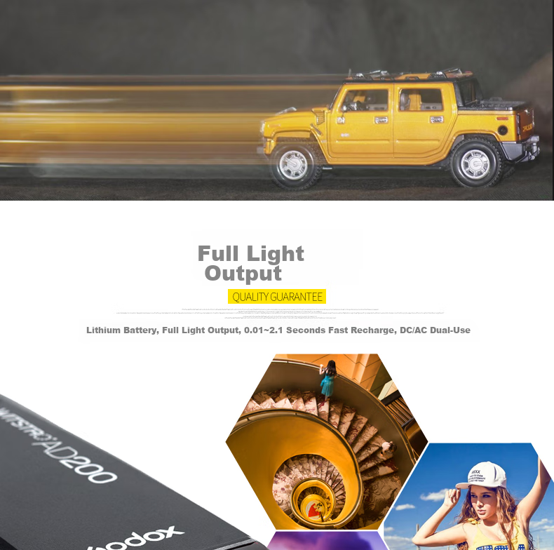 Godox AD200/AD360II High-Speed Flash for Outdoor Photography, Light Modulator Tube, AD-S9 13