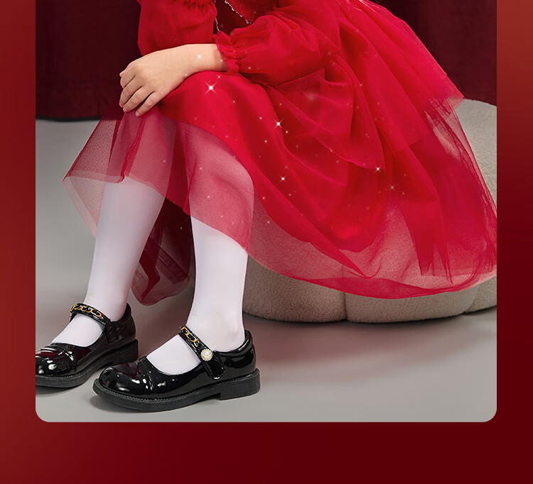 DISNEY Girls' Traditional Style Long Sleeve Dress New Year Princess Dress 25 Spring Autumn DB411RE02 Red Size 110 7