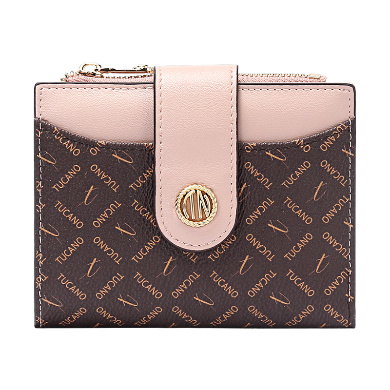 TUCANO Wallet, Women's Short Card Holder, Two-In Printed Zipper Coin Purse, Practical Birthday Gift for Girlfriend on May 20