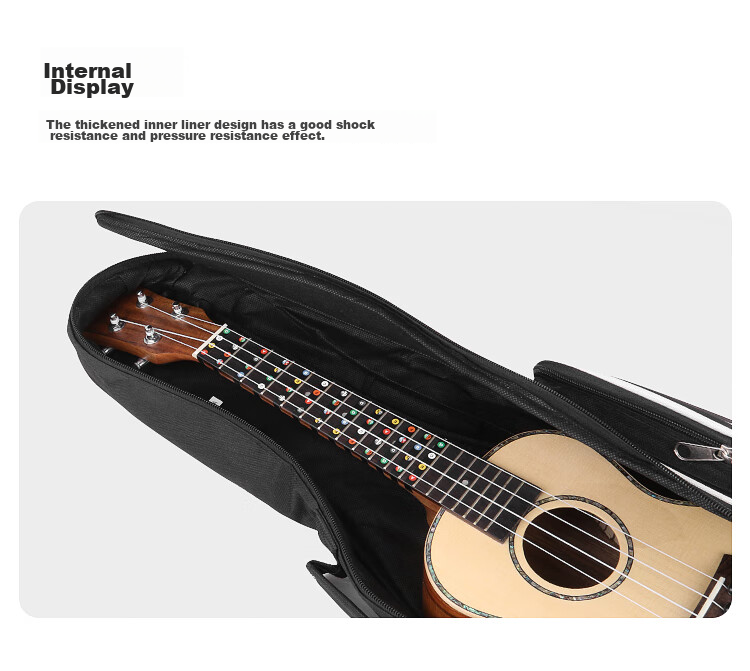 Maneryuepu Guitar Case 40 Inch 41 Inch Acoustic Guitar Bag, Wooden Guitar Thickened Waterproof Shockproof Guitar Case Guitar Backpack 9