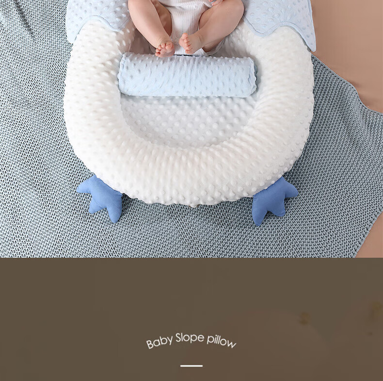 Leyunbaby Crib Bed, Newborn Baby Bionic Bed, Sloped Pillow Pad, Sleep Aid, Movable And Portable, Anti-Pressure And Anti-Fright Device 2