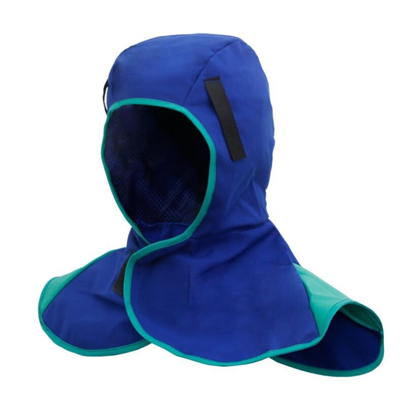 Minggu Welding Helmet, Anti-Splatter And Dust Cap, Flame-Retardant Anti-Flame Wind Cap, Blue, CW884549