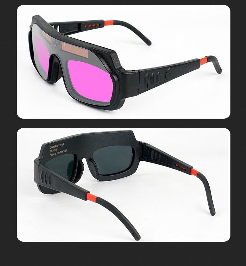 Qingxiao Welding Goggles, Specialized Protective Eyewear for Welders, Anti-Glare Automatic Darkening Glasses for Arc Welding 11