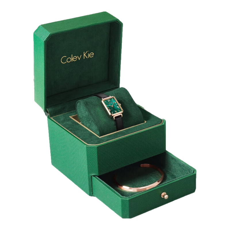 Colevkie Women's Watch, New Style for Ladies, Small Green Dial Brand, Top Ten Light Luxury Niche High-End Feel, Birthday Gift